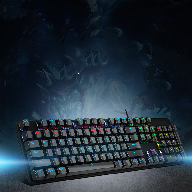 GK410 Wired Mechanical Keyboard Green Switch Desktop Computer