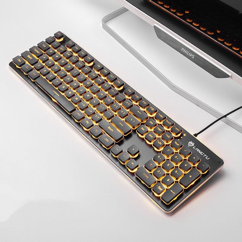 Wired USB Luminous Gaming Keyboard For Home Office