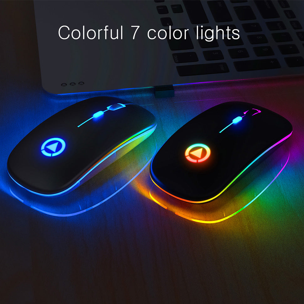 Silent Rechargeable Wireless Computer Mouse