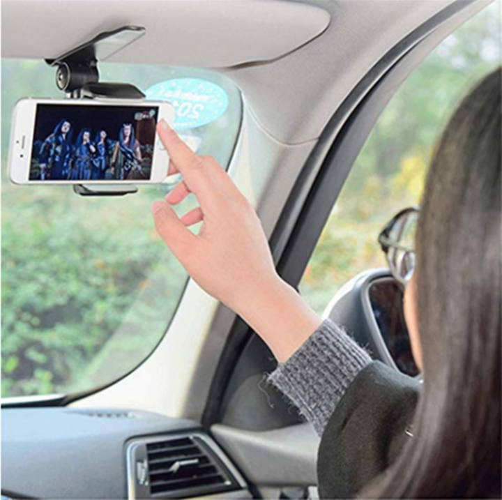 Car Sun Visor Mobile Phone Mount Holder