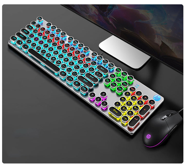 Wired Mechanical Punk Office Keyboard