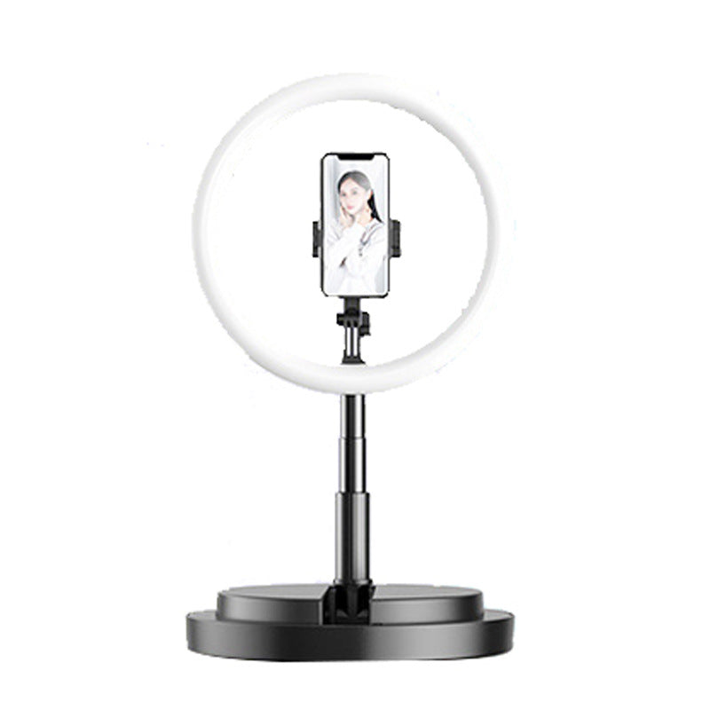 Apple-Compatible 10-Inch Dimmable LED Ring Light Tripod Stand
