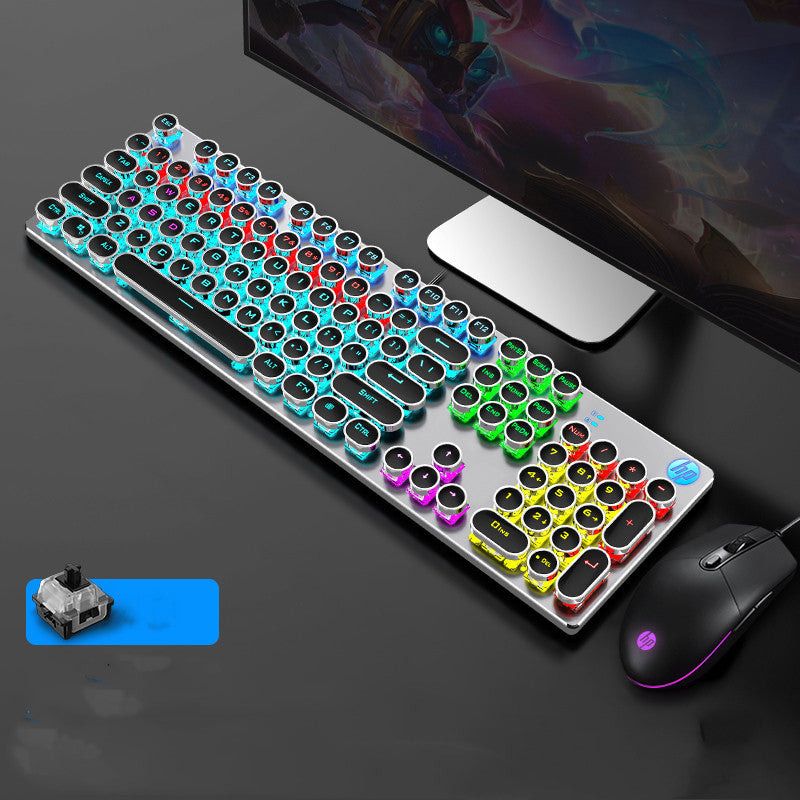 Wired Mechanical Punk Office Keyboard