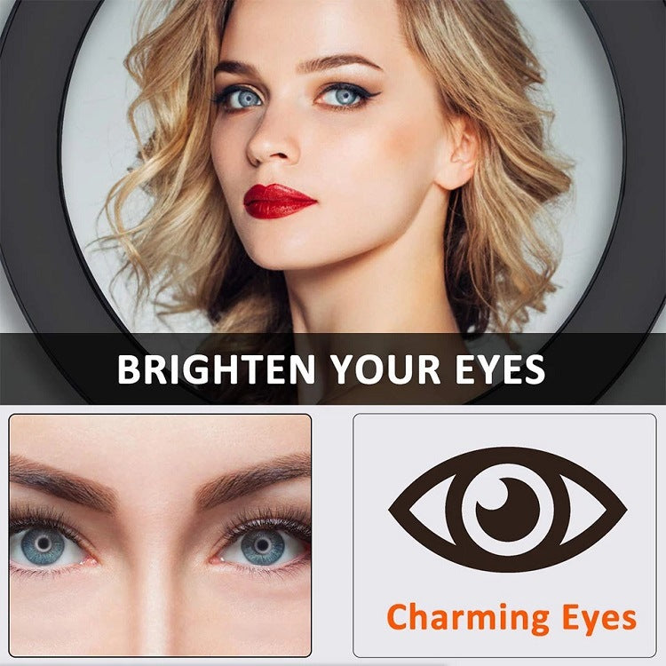 Apple-Compatible LED Ring Light Tripod Makeup Stand