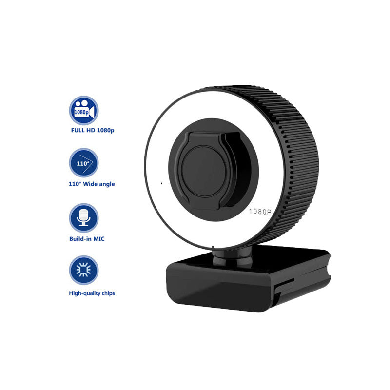 1080P/2K Autofocus HD Streaming Webcam with Microphone Cover