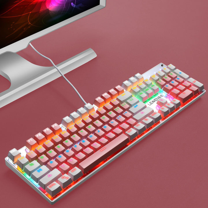 USB Wired Backlit Punk Gaming Keyboard
