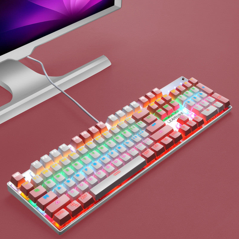 USB Wired Backlit Punk Gaming Keyboard