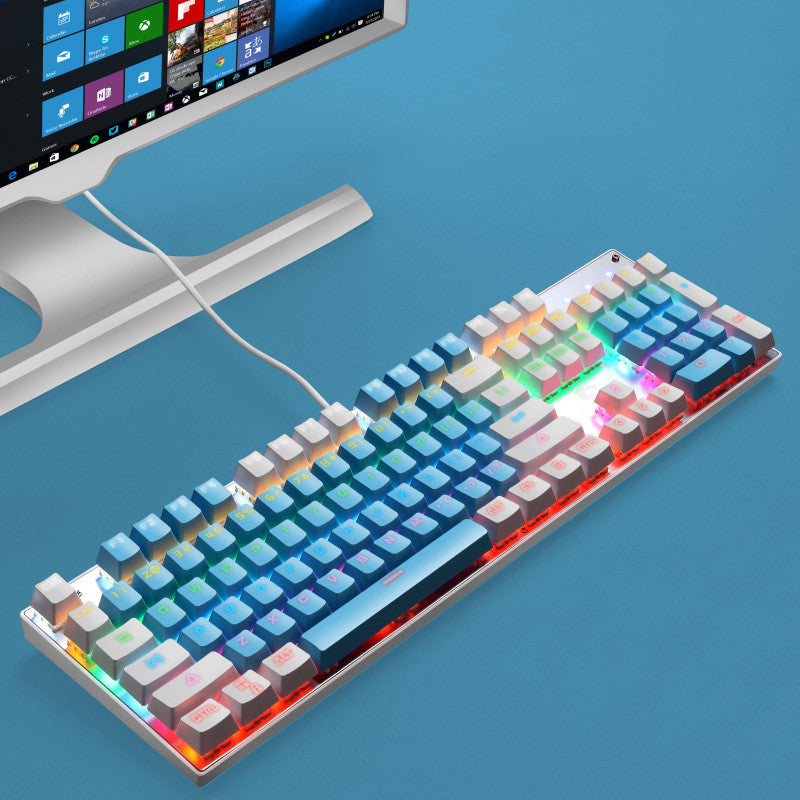 USB Wired Backlit Punk Gaming Keyboard