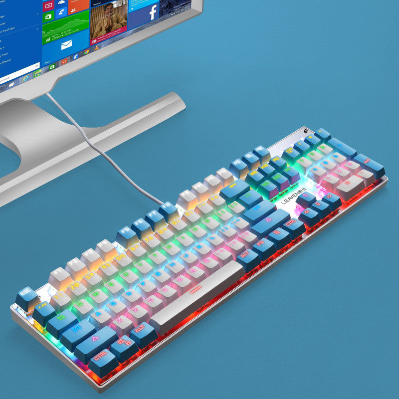 USB Wired Backlit Punk Gaming Keyboard