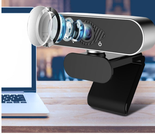HD Webcam with Built-In Microphone