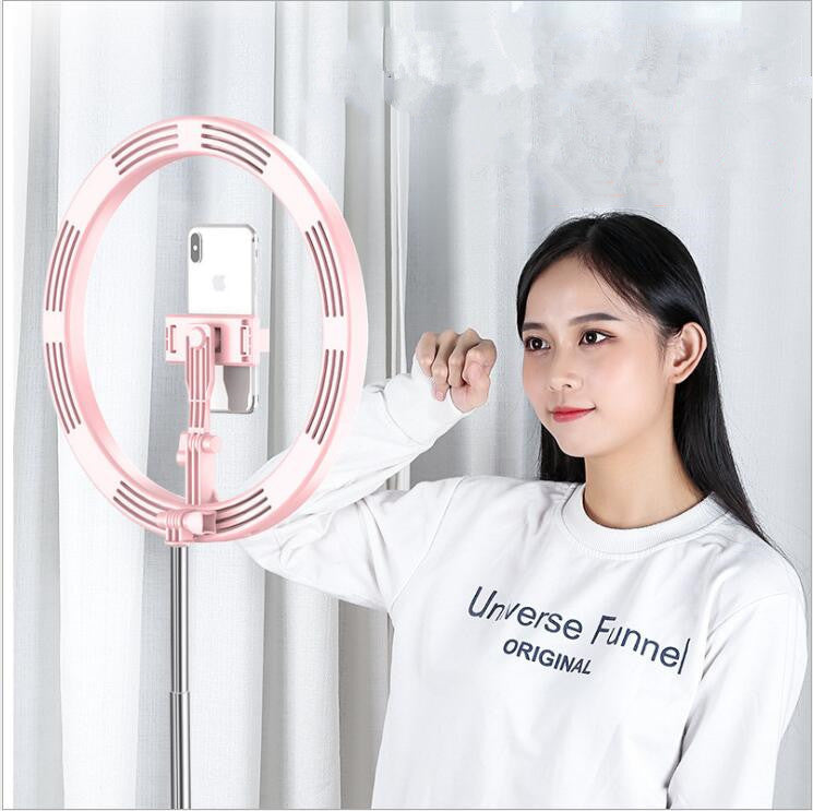 Apple-Compatible 10-Inch Dimmable LED Ring Light Tripod Stand