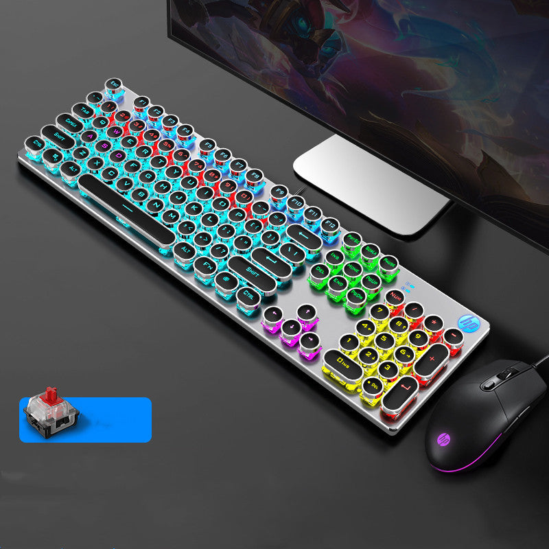 Wired Mechanical Punk Office Keyboard