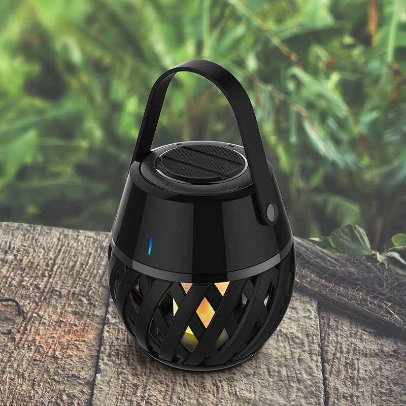 Flame Light Waterproof Bluetooth Torch Speaker Portable Audio