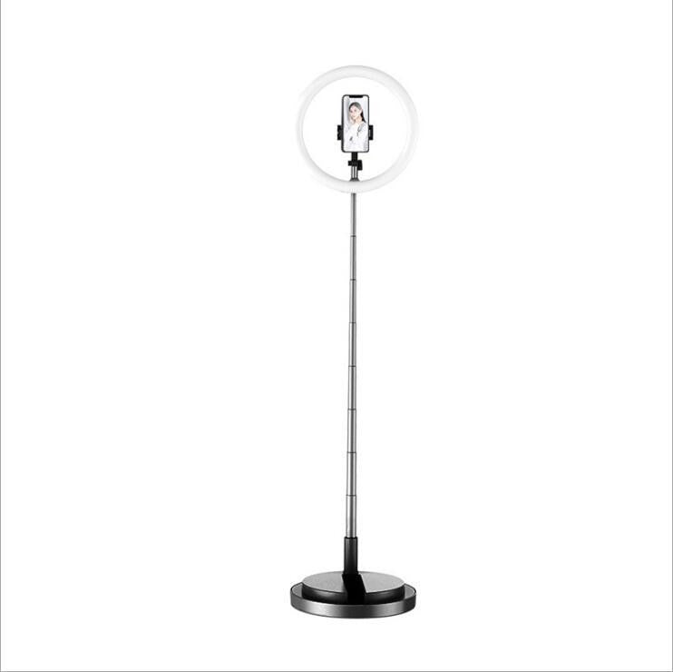 Apple-Compatible 10-Inch Dimmable LED Ring Light Tripod Stand