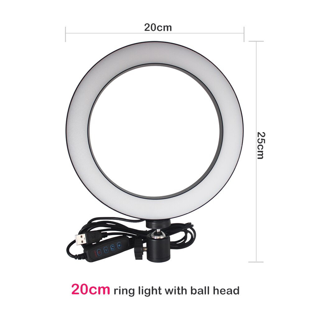 Apple-Compatible Tripod Ring Light Beauty Kit