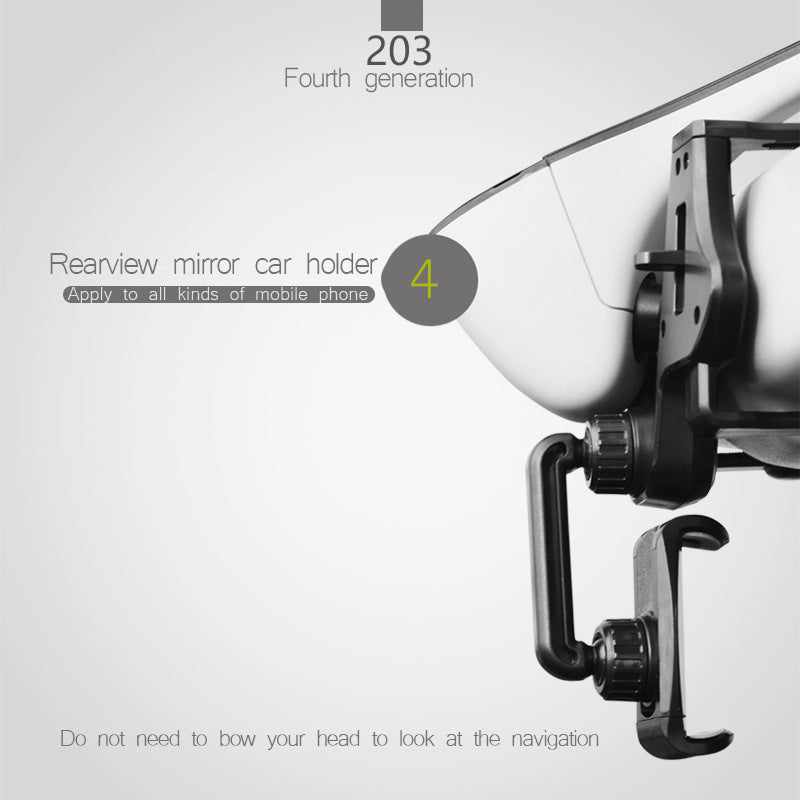 Rearview Mirror Car Phone Holder Mount Bracket Universal Fit