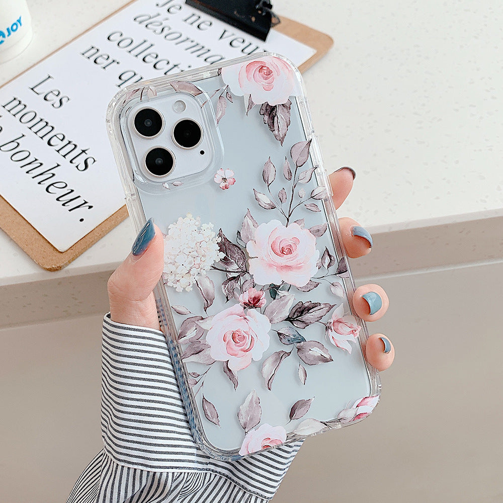 Banana Leaf Watercolor Floral Phone Case