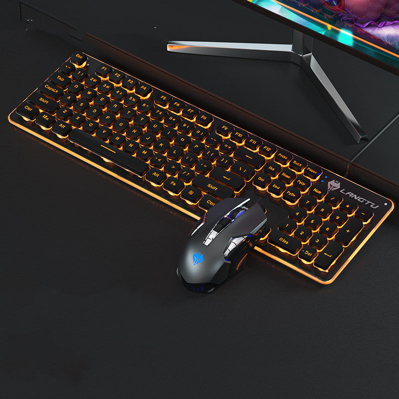 Wired USB Luminous Gaming Keyboard For Home Office