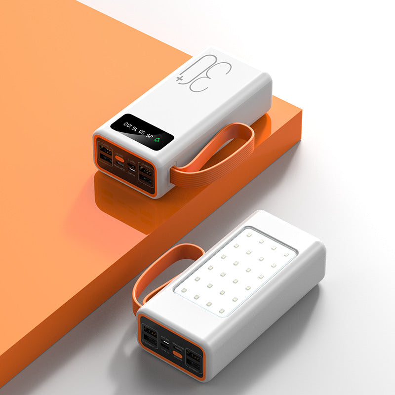 Solar Power Bank High Capacity Portable Camping Backup Battery