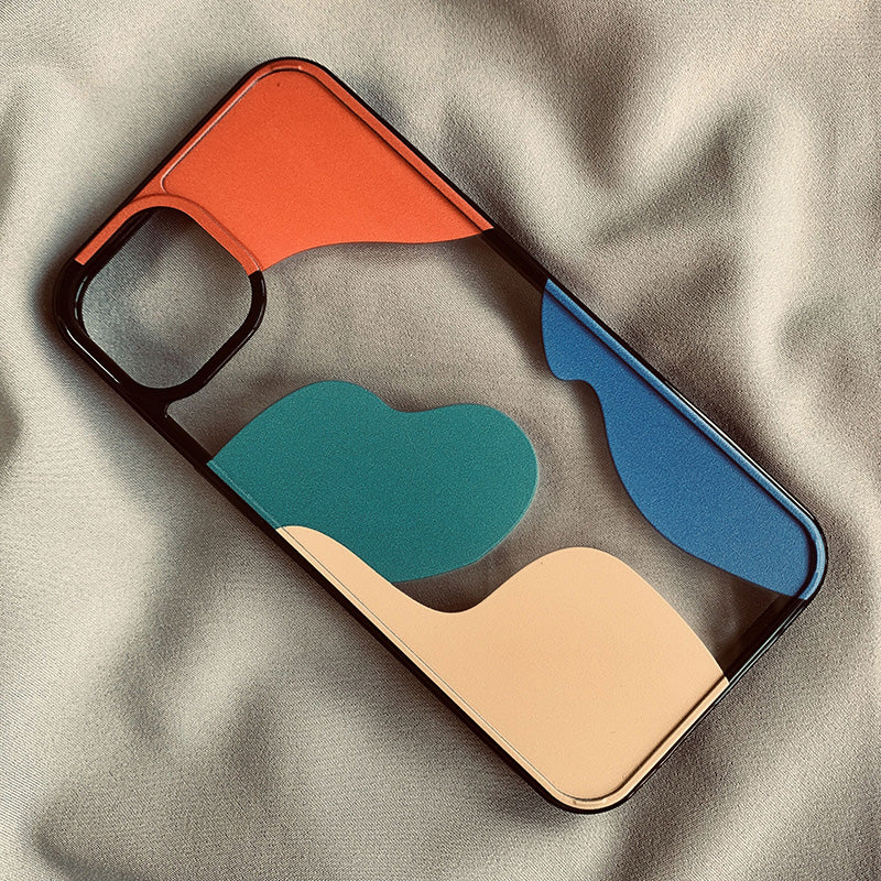 Color Block Geometric iPhone 13 Case