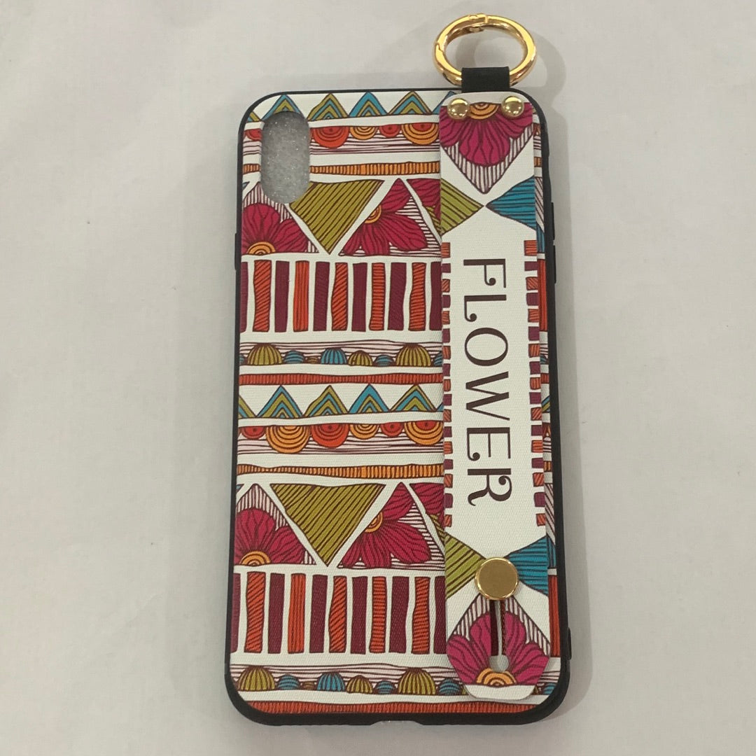 Rose Flower Wrist Strap iPhone Case