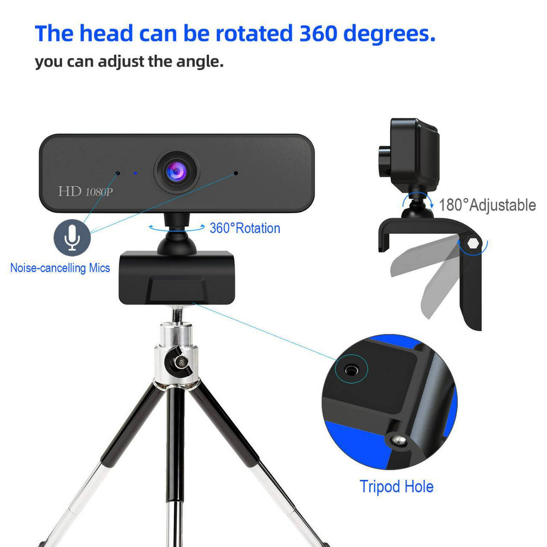 4K Auto Focus USB HD Live Webcam