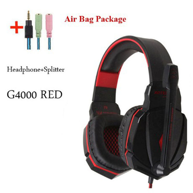 Wired Gaming Headset With Surround Sound And Microphone