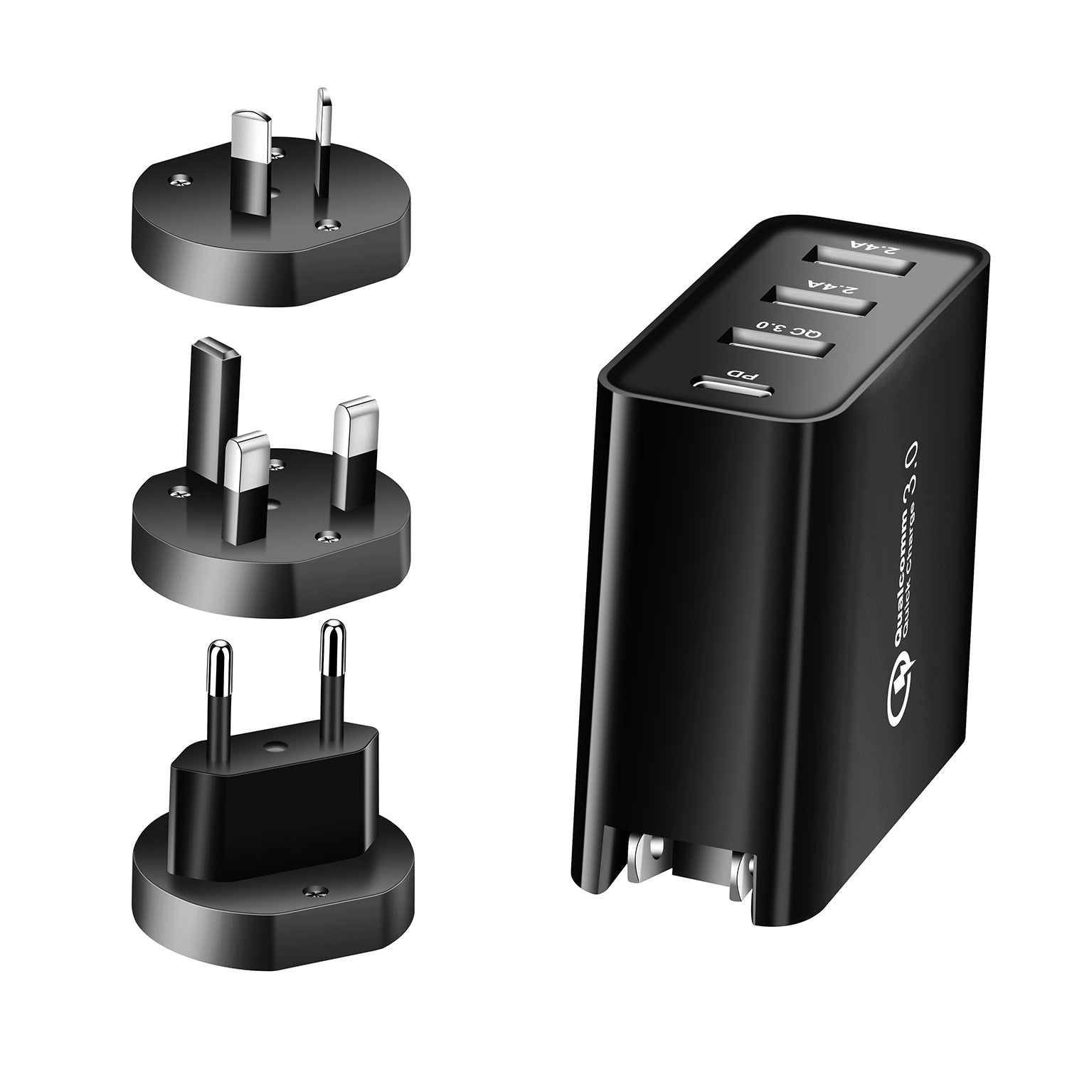 48W PD Multi Port Type C Fast Mobile Charger For Devices