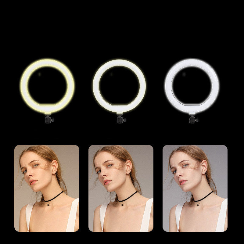 Apple-Compatible LED Ring Light Mobile Tripod Stand