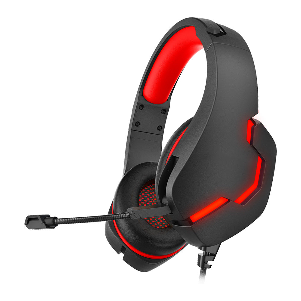 J10 Wired Gaming Headset With Mic LED Lights And Volume Control