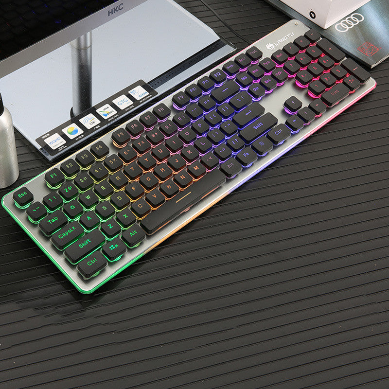 Wired USB Luminous Gaming Keyboard For Home Office