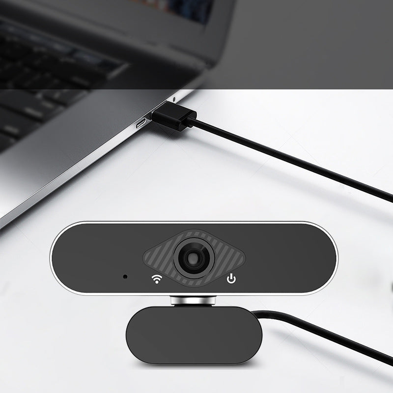 HD Webcam with Built-In Microphone