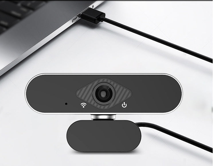 HD Webcam with Built-In Microphone