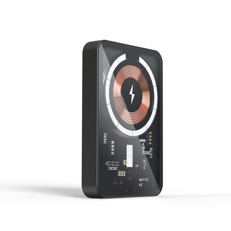 Transparent Magnetic Wireless Power Bank 10000mAh Portable