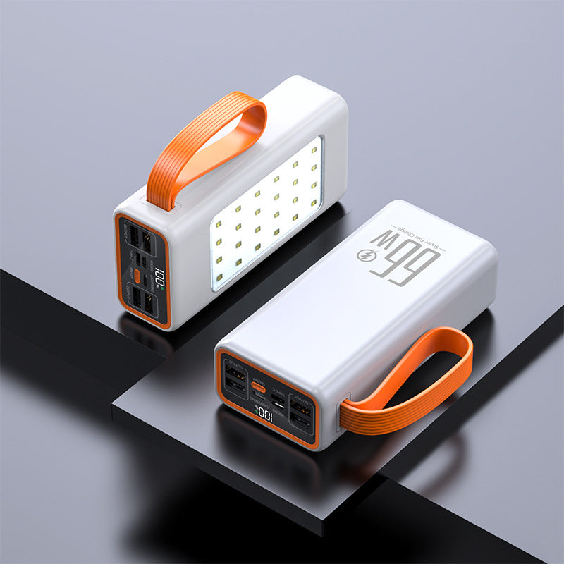 Solar Power Bank High Capacity Portable Camping Backup Battery