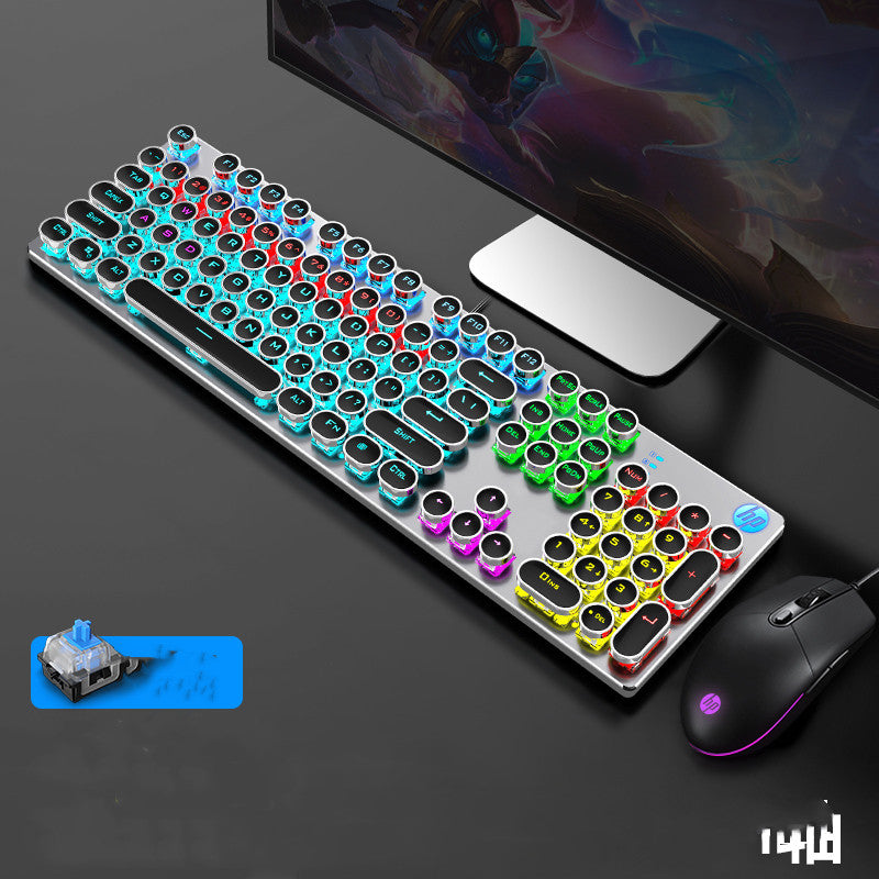 Wired Mechanical Punk Office Keyboard