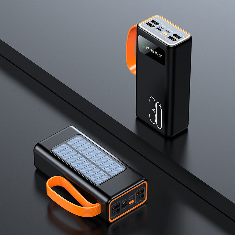 Solar Power Bank High Capacity Portable Camping Backup Battery