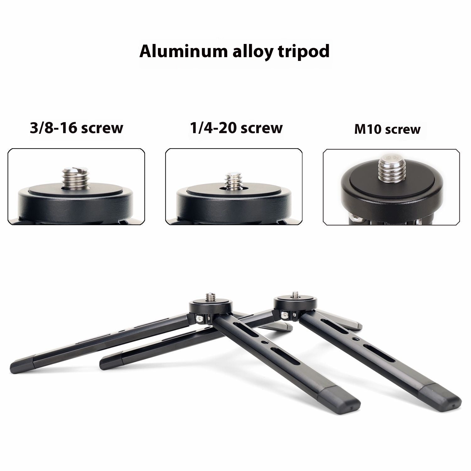 Aluminum Alloy Mini Desktop Phone Tripod Stand