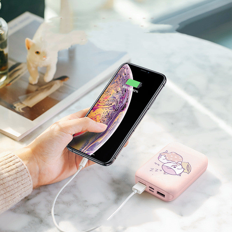 10000mAh Green Dual USB Type-C Portable Power Bank