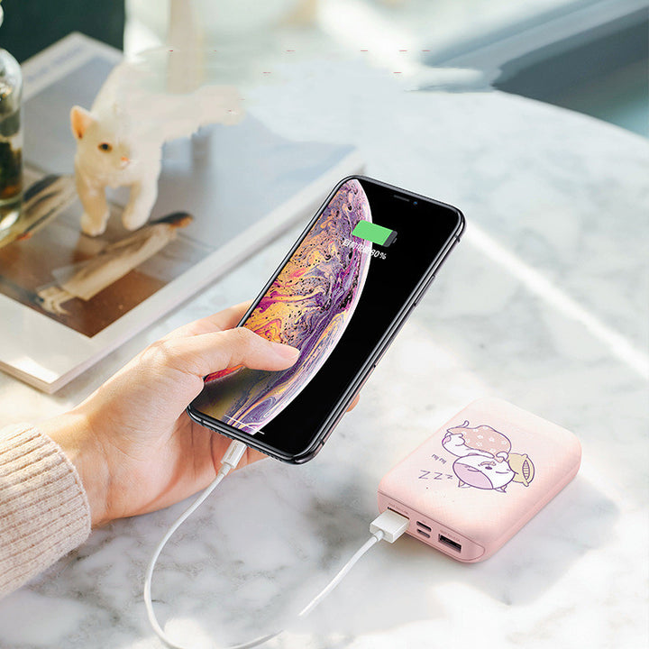 10000mAh Green Dual USB Type-C Portable Power Bank