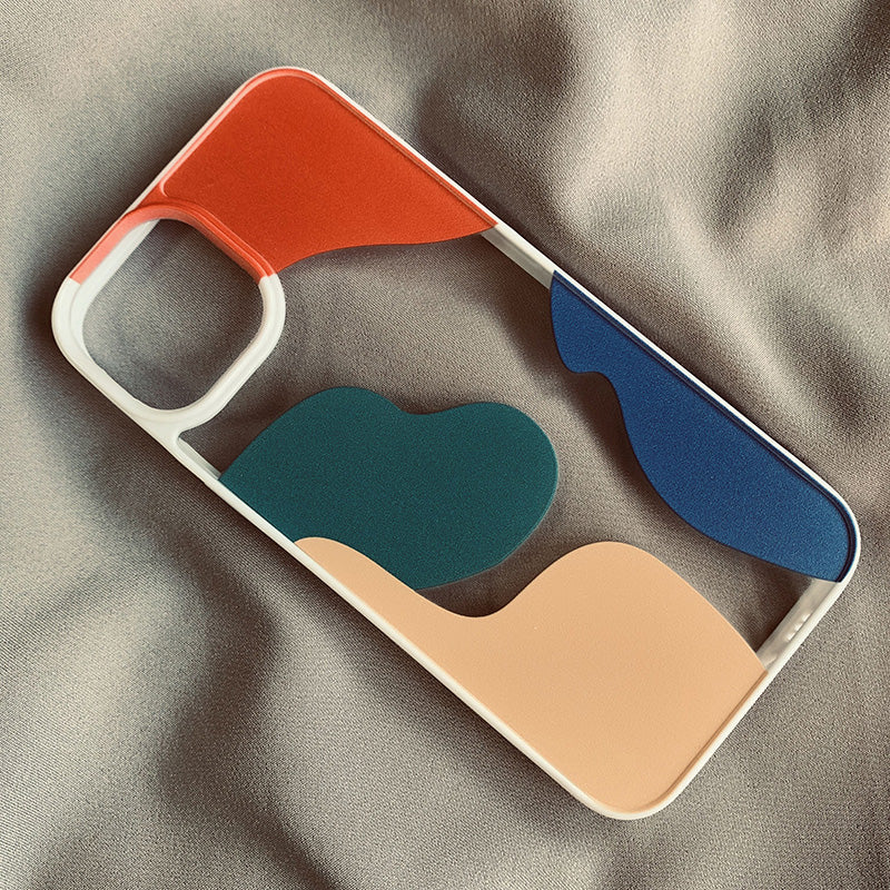 Color Block Geometric iPhone 13 Case