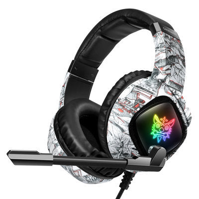 RGB Gaming Headset For Xbox One PS4 With Mic Volume Control