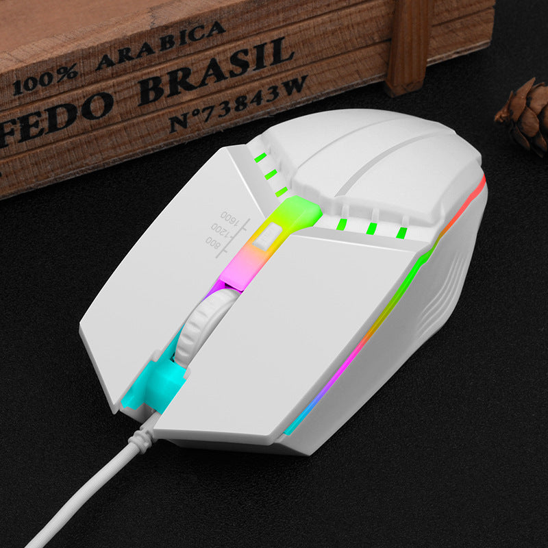 USB Wired Glowing Gaming Mouse Computer Competitive Use