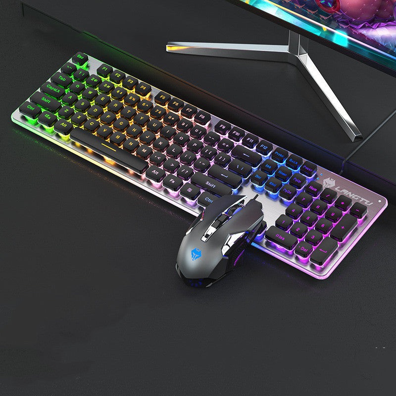 Wired USB Luminous Gaming Keyboard For Home Office