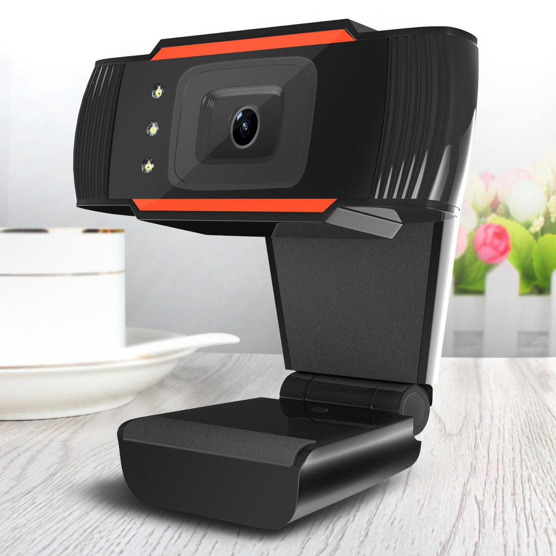 USB LED Fill Light HD Adjustable Webcam