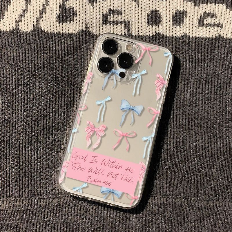 Bow Shape English Style Phone Case
