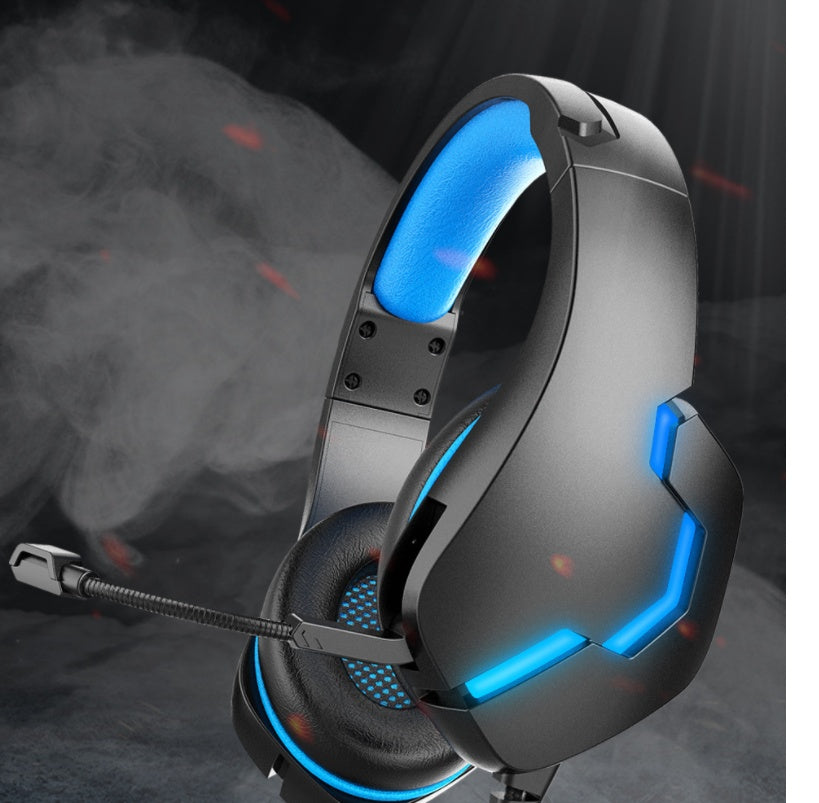 J10 Wired Gaming Headset With Mic LED Lights And Volume Control