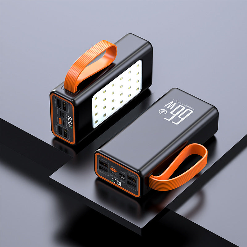 Solar Power Bank High Capacity Portable Camping Backup Battery
